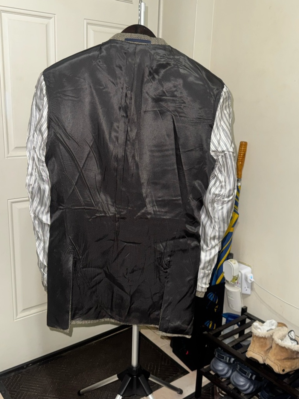 Burberry London-Saks Fifth Avenue I Men’s I Blazer I Herringbone I Size 38R - Picture 9 of 11